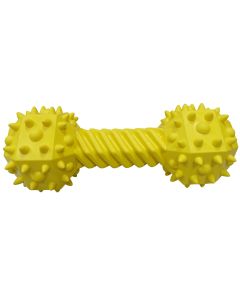 Rubber dental dumbbell dog toy (L)