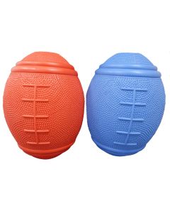 Rubber rugby ball dog toy (XL) 