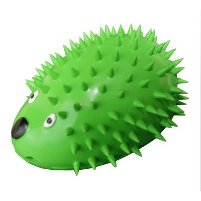 Rubber hedgehog design dog treat dispenser (L)
