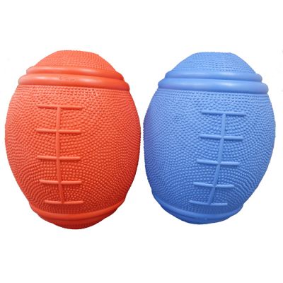Rubber rugby ball dog toy (XL) 